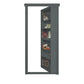 Assembled Flush Mount Paint Grade Hidden Bookcase Door